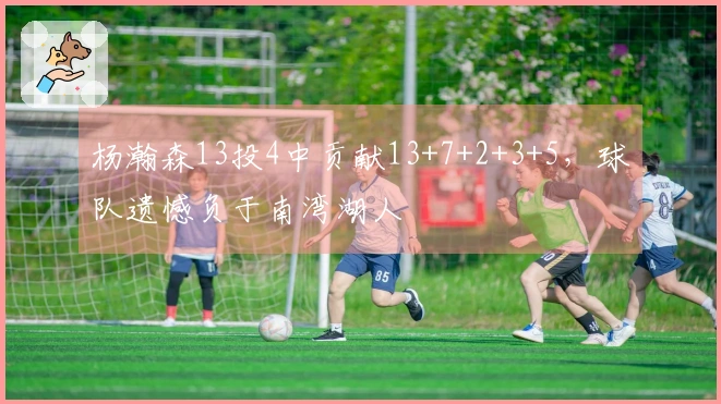 杨瀚森13投4中贡献13+7+2+3+5，球队遗憾负于南湾湖人